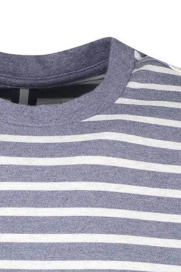 Profuomo striped blue T Shirt