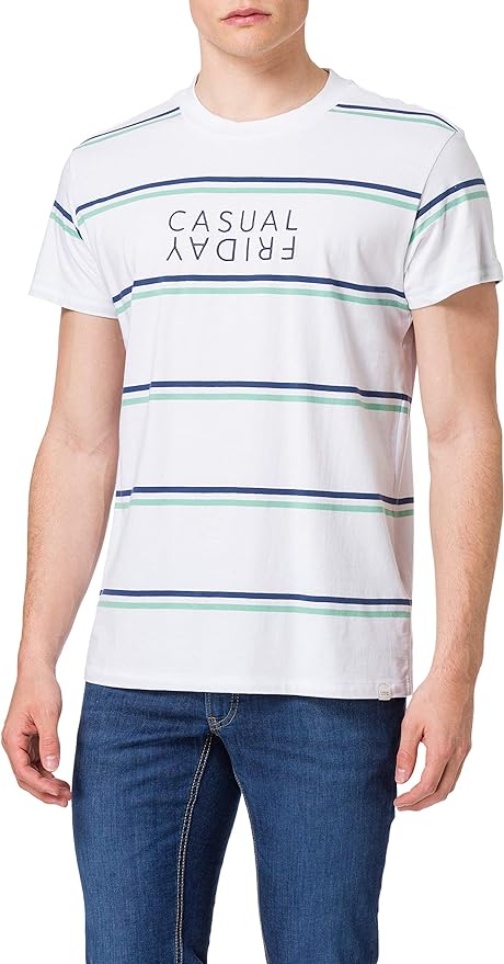 Casual Friday Tue Wide Stripe Men's T-Shirt