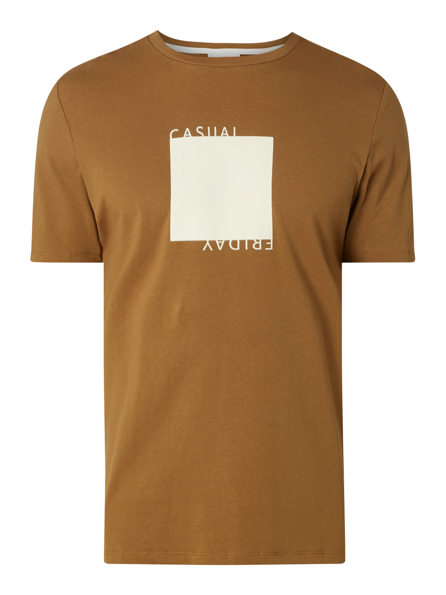 Casual Friday crew neck T Shirt Brown