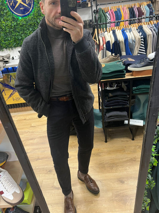 Casual Friday Wool Bomber