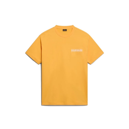 Napapijri Yellow Kumquat Short Sleeve T-Shirt