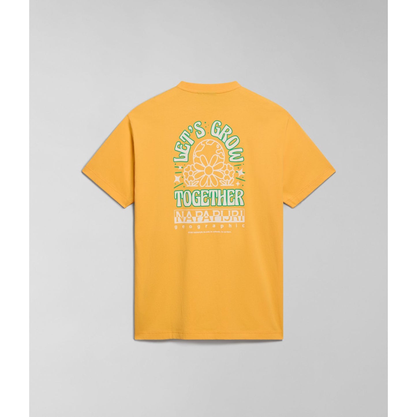 Napapijri Yellow Kumquat Short Sleeve T-Shirt