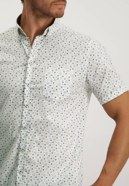 State of Art short sleeve patterned shirt