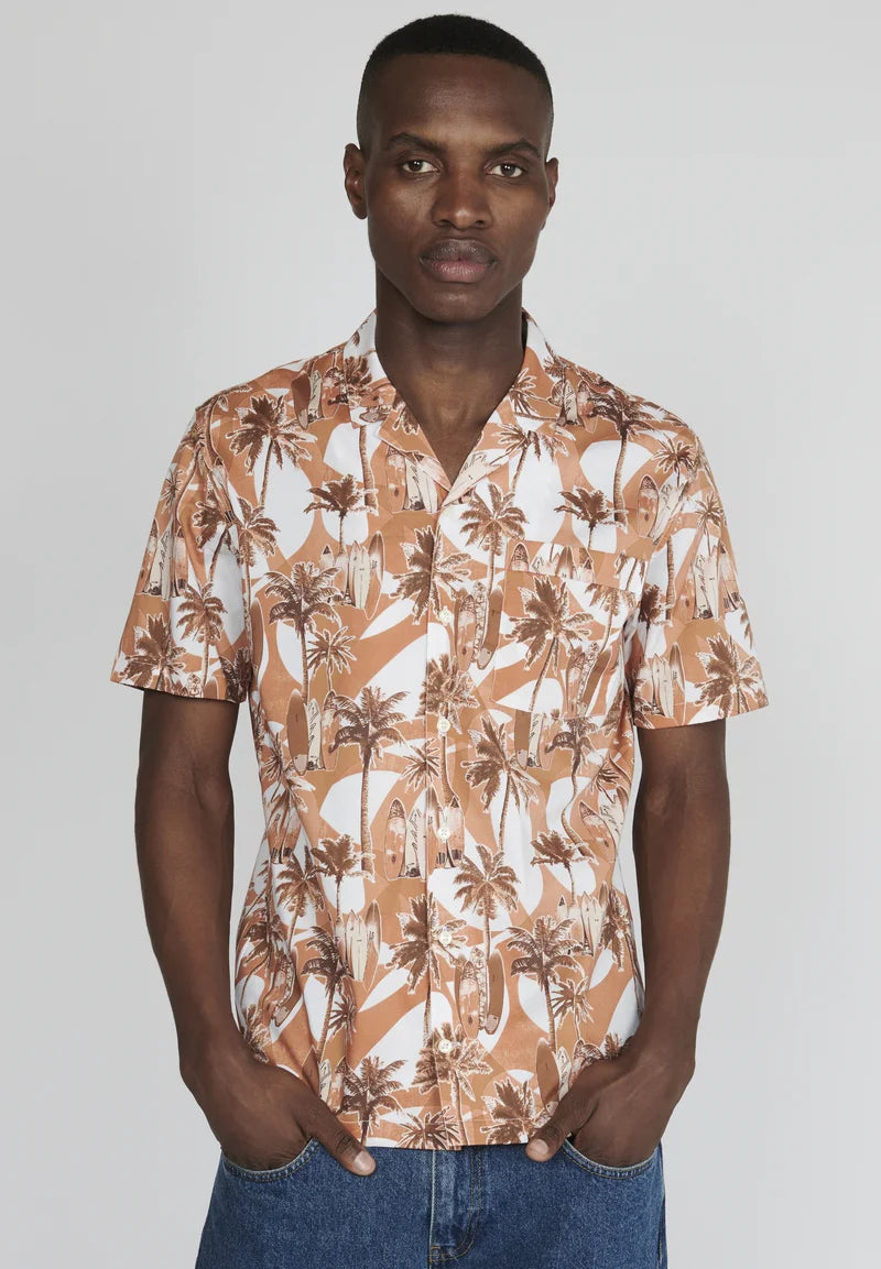 Matinique Resort 3 Short Sleeve Shirt Coral