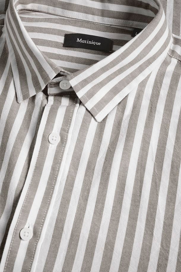 Matinique Matrostol linen shirt in Brown soil colour