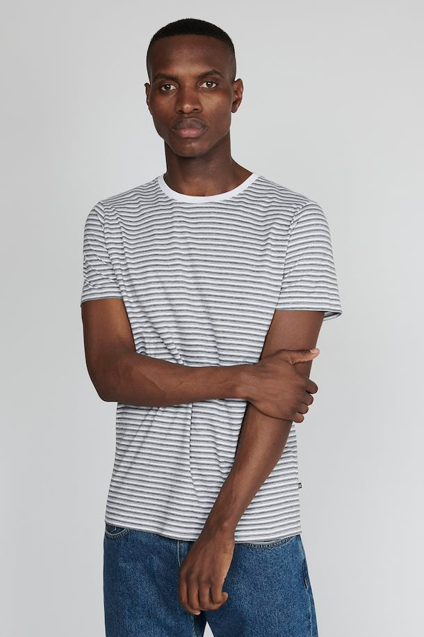 Matinique majermane striped t-shirt in white